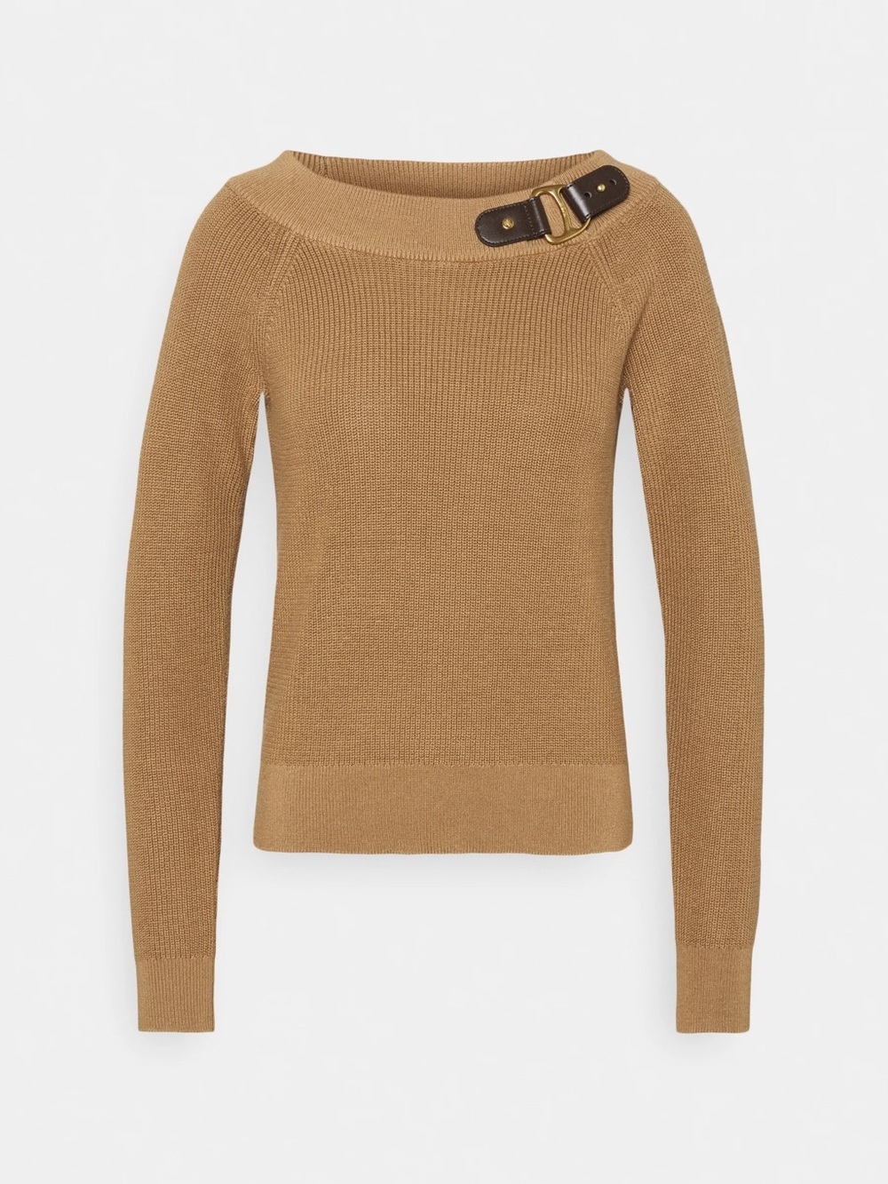 Lauren Ralph Lauren Deryna ribbed shoulder-buckle sweater